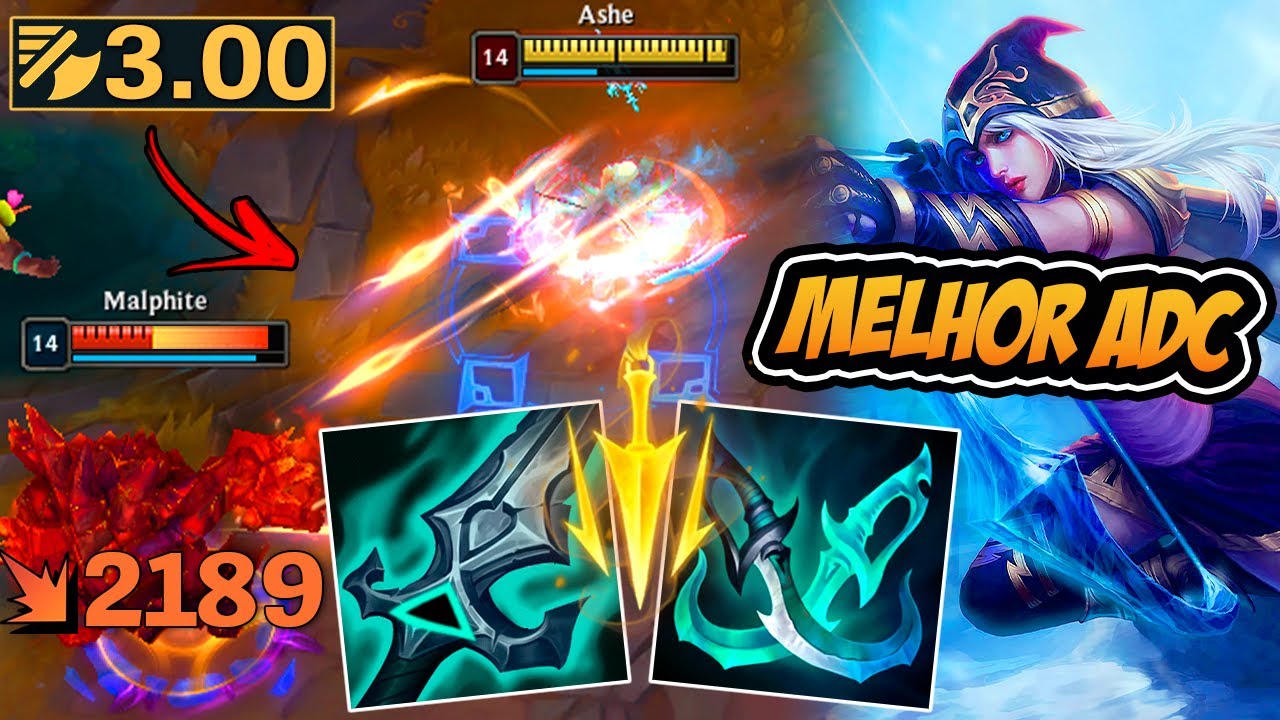 ASHE É O MELHOR ADC DO PATCH COM O NOVO LIMITE DE VELOCIDADE DE ATAQUE!