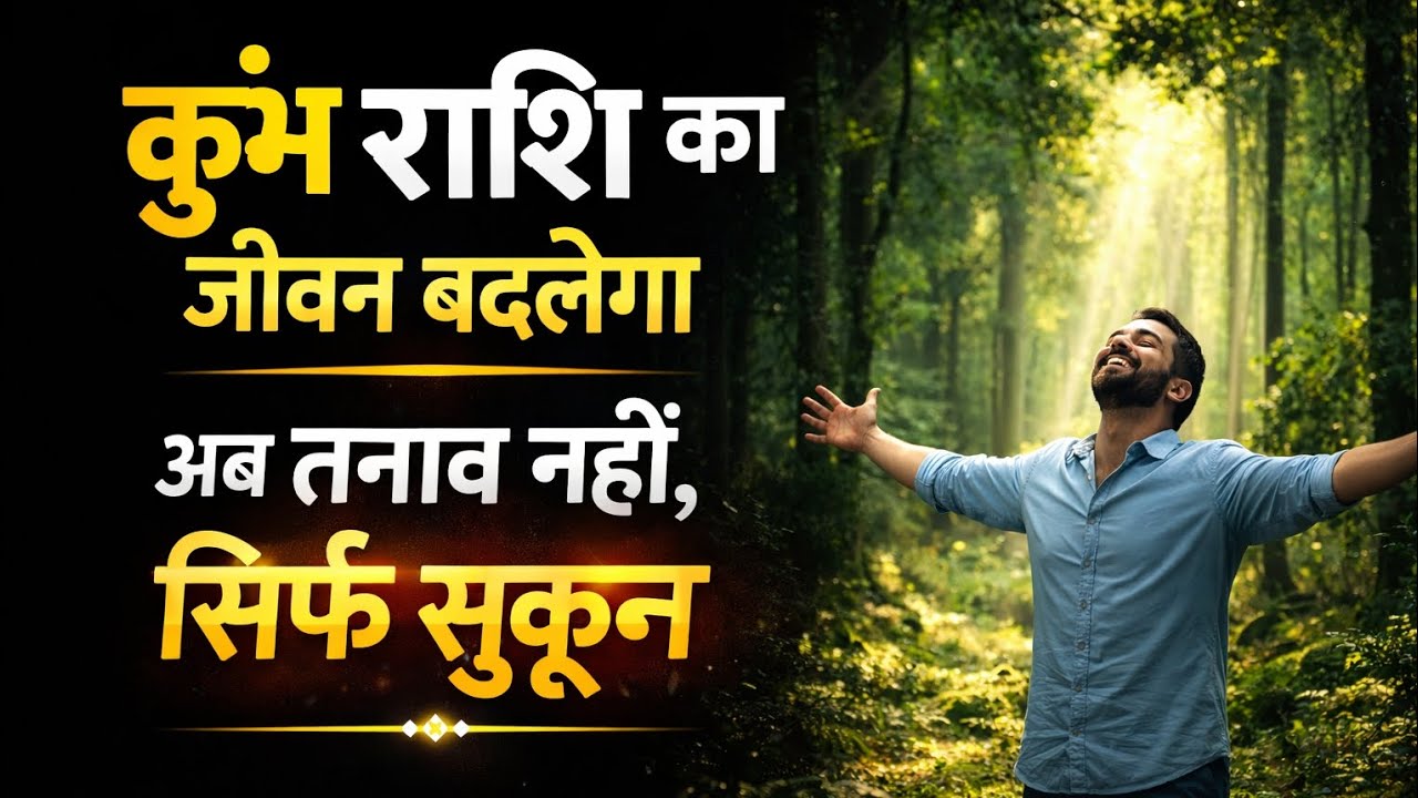 कुंभ राशि का जीवन बदलेगा | अब तनाव नहीं, सिर्फ सुकून