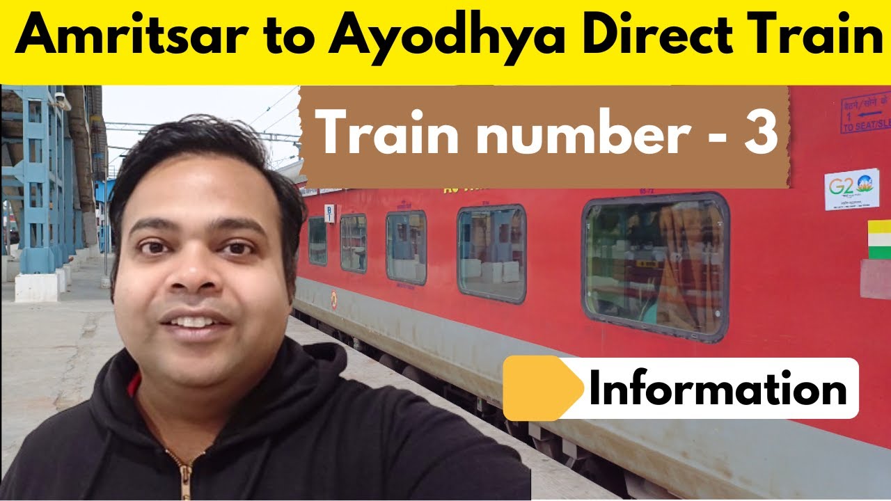 Amritsar to Ayodhya Train | 14650 Saryu Yamuna Express | Amritsar Ayodhya Train