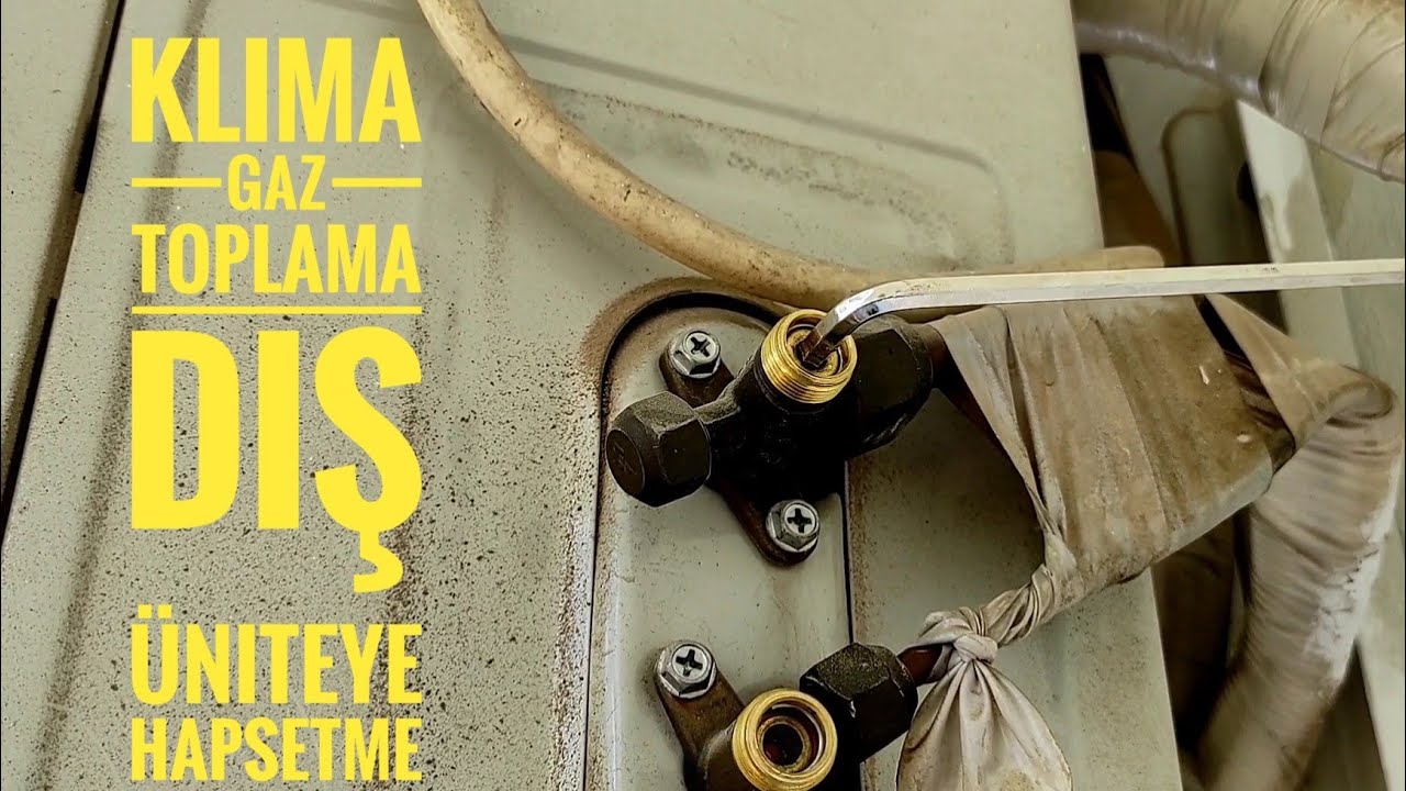 Klima Gaz Toplama Hapsetme Nasıl Yapılır Gazı Dış Üniteye Toplama #klima #gaz #toplama #hapsetme