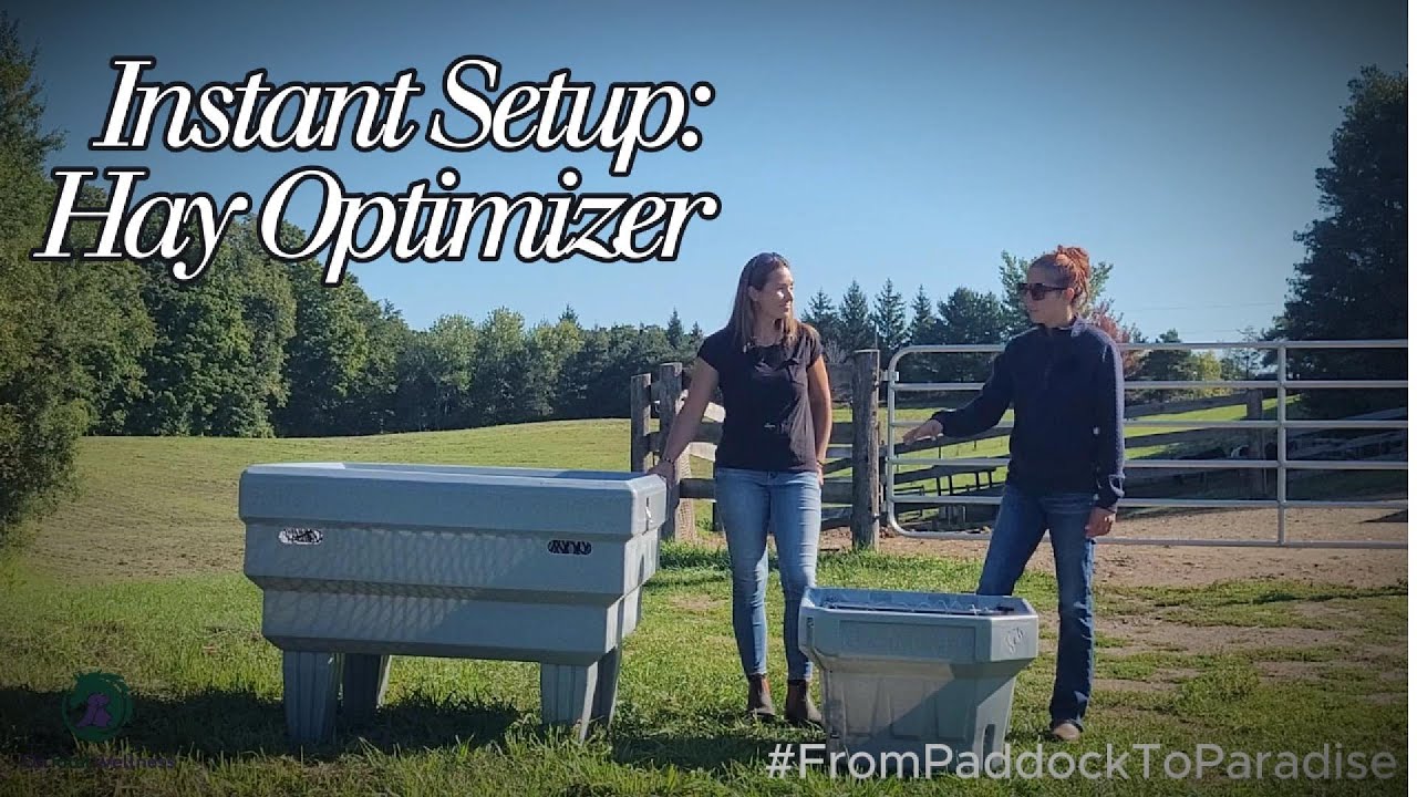 Hay Optimizer Simplifies Feeding Horses on Our Track Systems