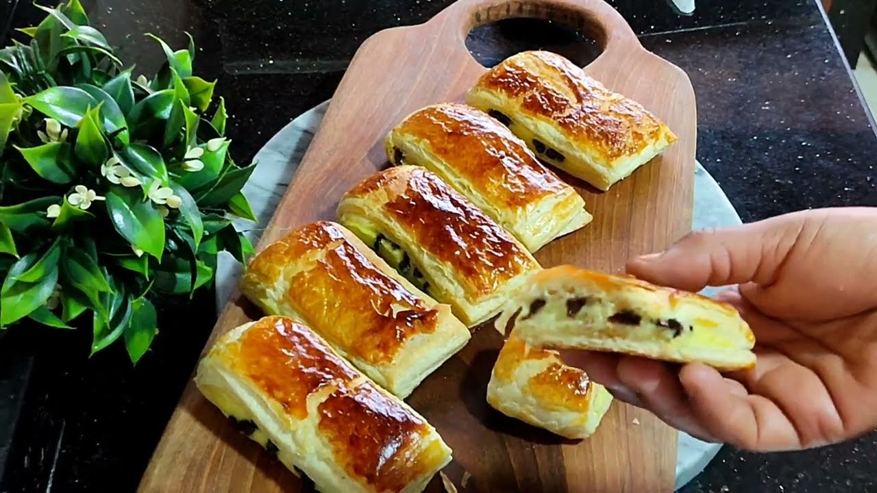 بان سويس بالكريمة والشوكولاته بعجينة سحرية تحضيرات رمضان  