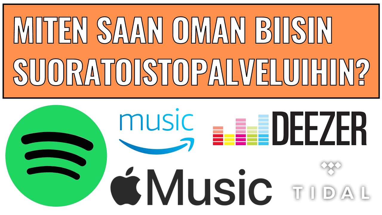 Miten saa oman biisin suoratoistopalveluihin? (Spotify, Apple Music, Tidal)– Kotistudiokoutsi.fi