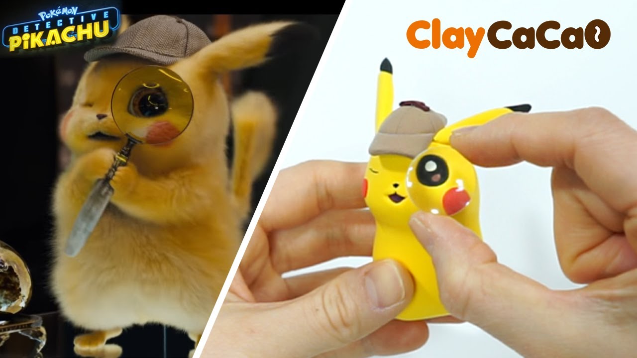 Pokemon Pikachu Clay : Detective Pikachu (Warner Bros. Pictures) - Clay art No.0001