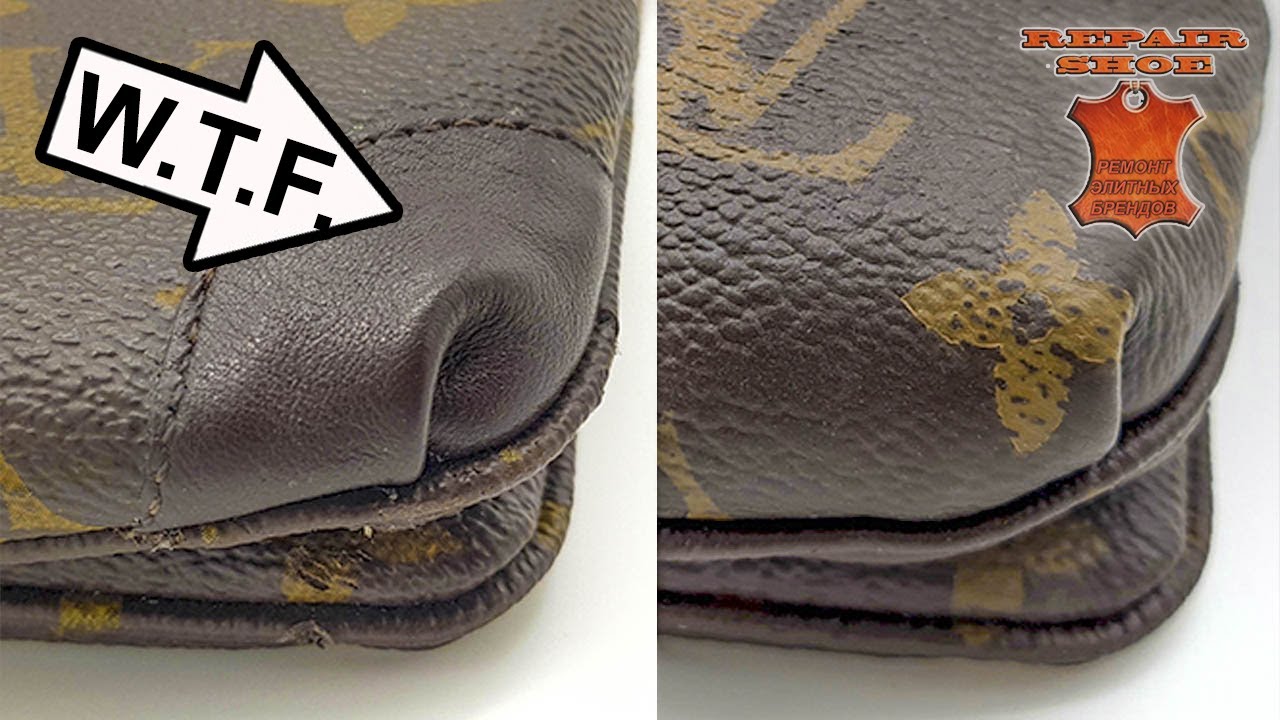 Ремонт тканевой сумки Louis Vuitton