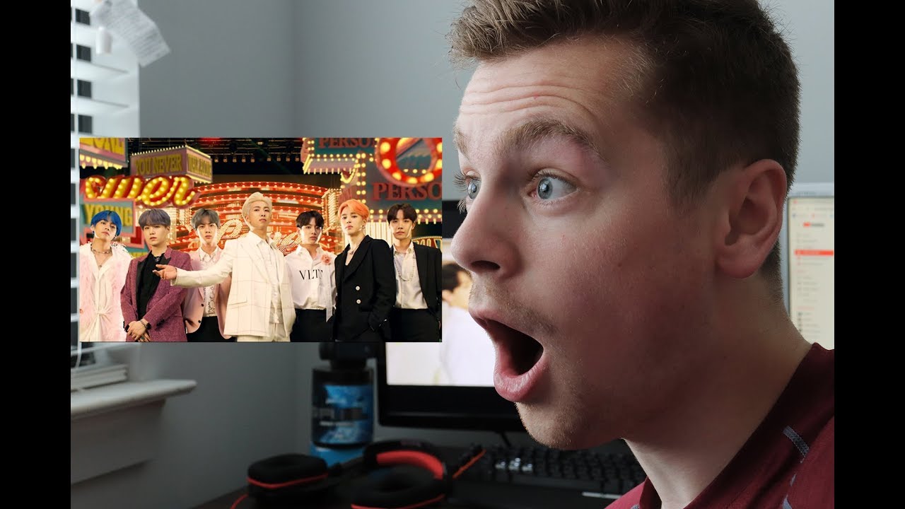 MY FIRST BTS SONG (BTS (방탄소년단) (Boy With Luv) feat. Halsey Official MV Reaction)