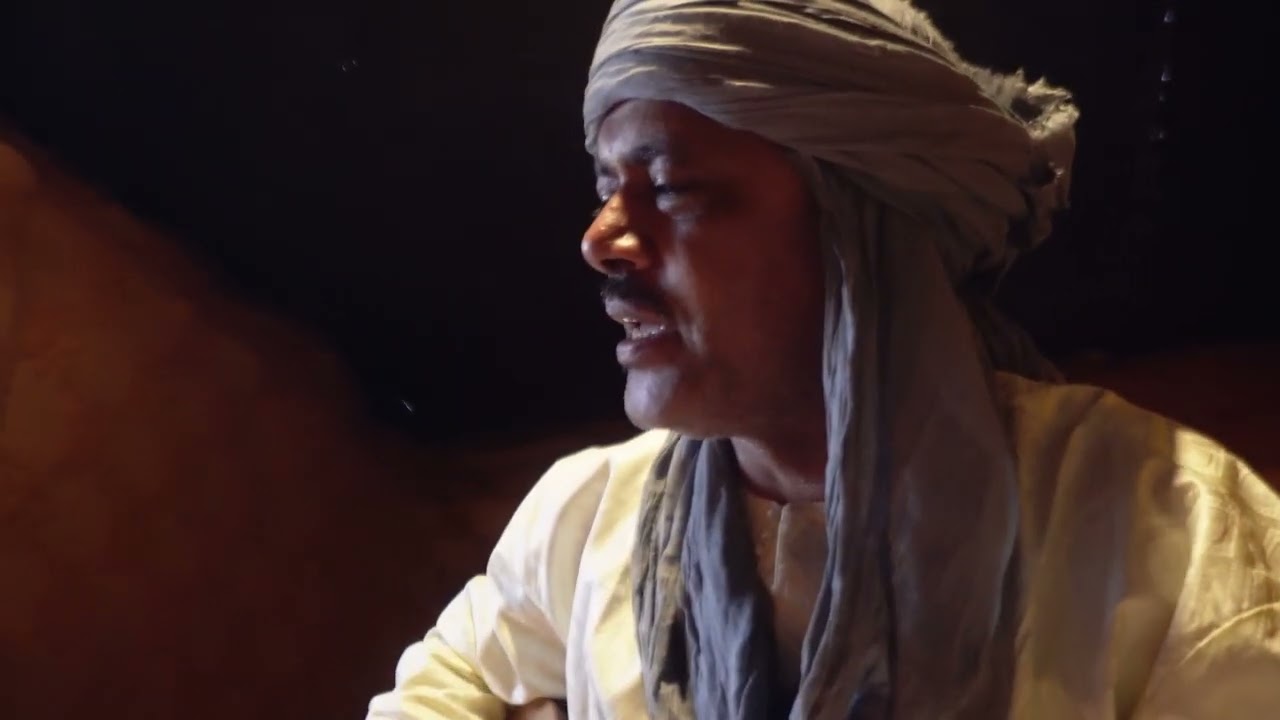 A special moment with abdellah ag alhousseini (Tinariwen) at Taragalt festival