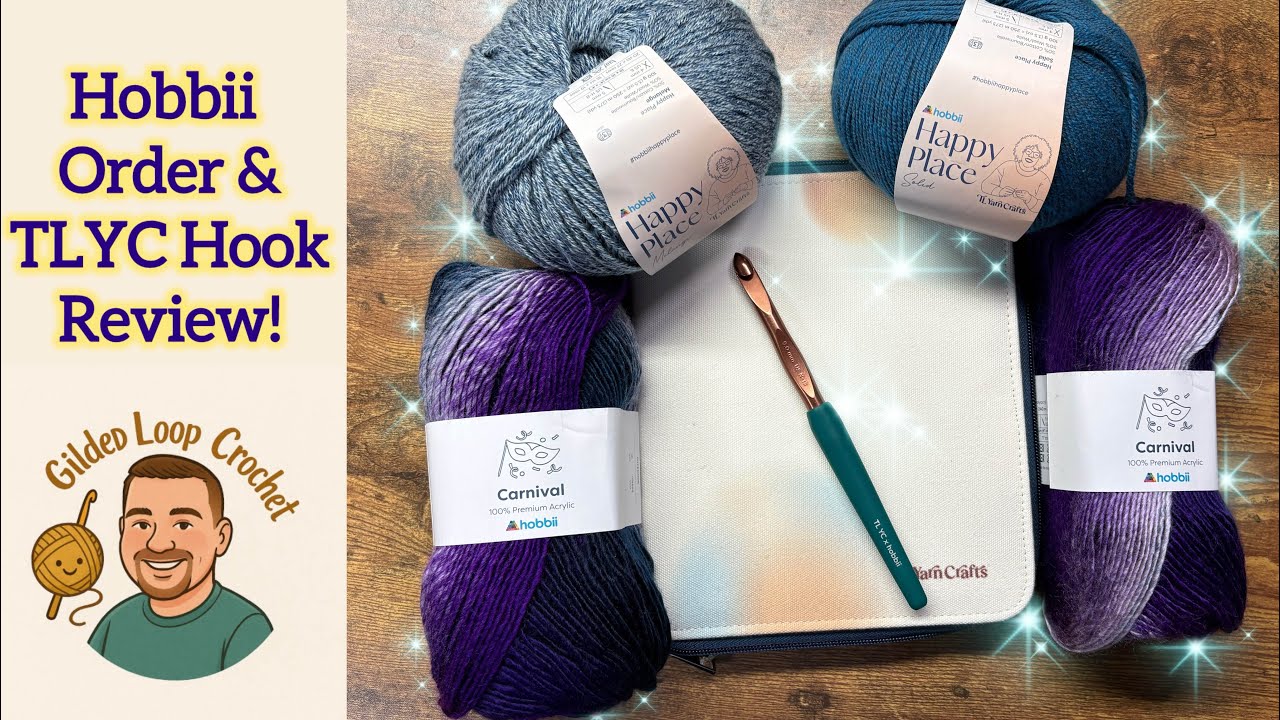 Обзор набора крючков для вязания TL Yarn Craft и небольшой заказ в Hobbii.