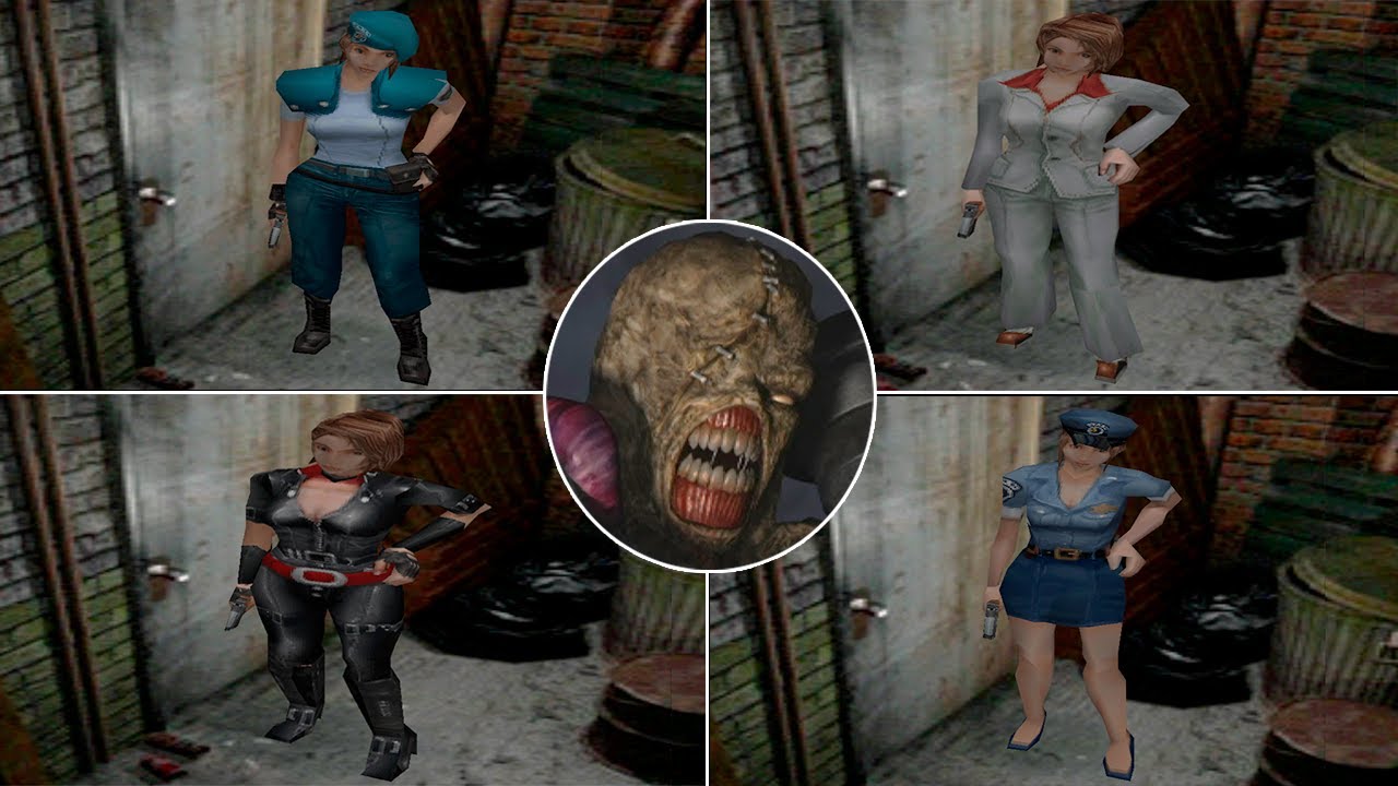 Resident Evil 3 - All Alternative Costumes for Jill
