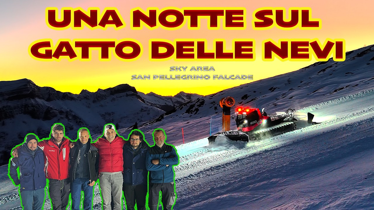 La montagna vista di notte! Il gattista ed il suo lavoro.