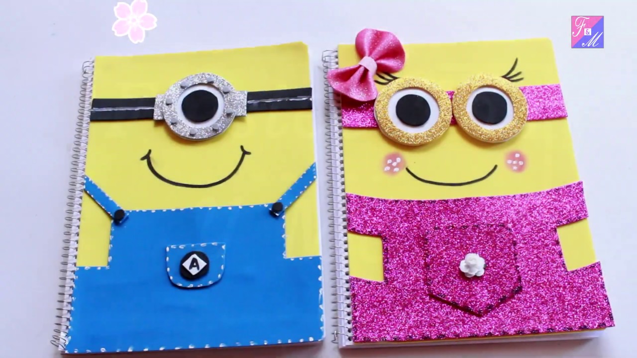 FORRA TUS CUADERNOS DE MINIONS/REGRESO A CLASES