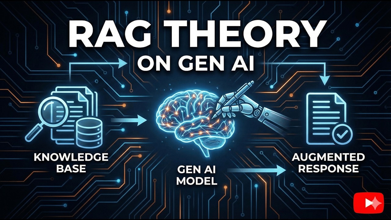 RAG in Generative AI Explained (Theory)| How Retrieval-Augmented Generation Works.