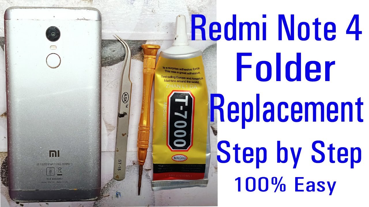 How to Change mi Note4 Folder || Redmi Note 4 LCD Display + Touch Screen  Replacement || Step by Ste