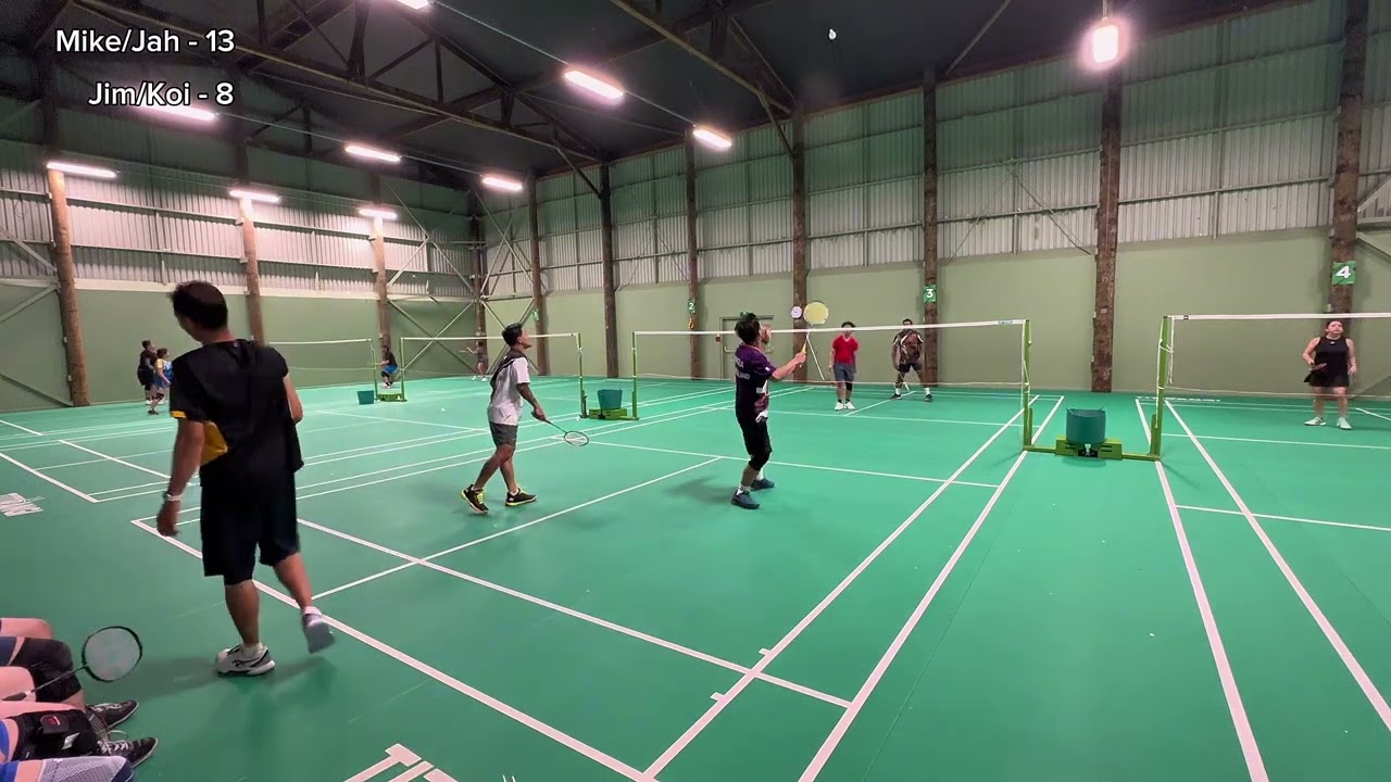 Badminton | Mike & Jah vs Jim & Koi | 18 Feb 2026