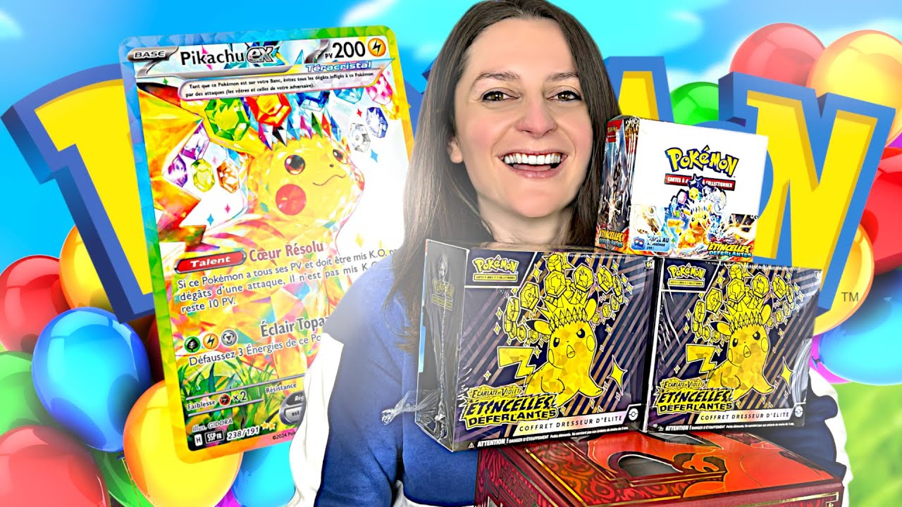 ON OUVRE DES CARTES POKEMON POUR L'ANNIVERSAIRE DE KIM !
