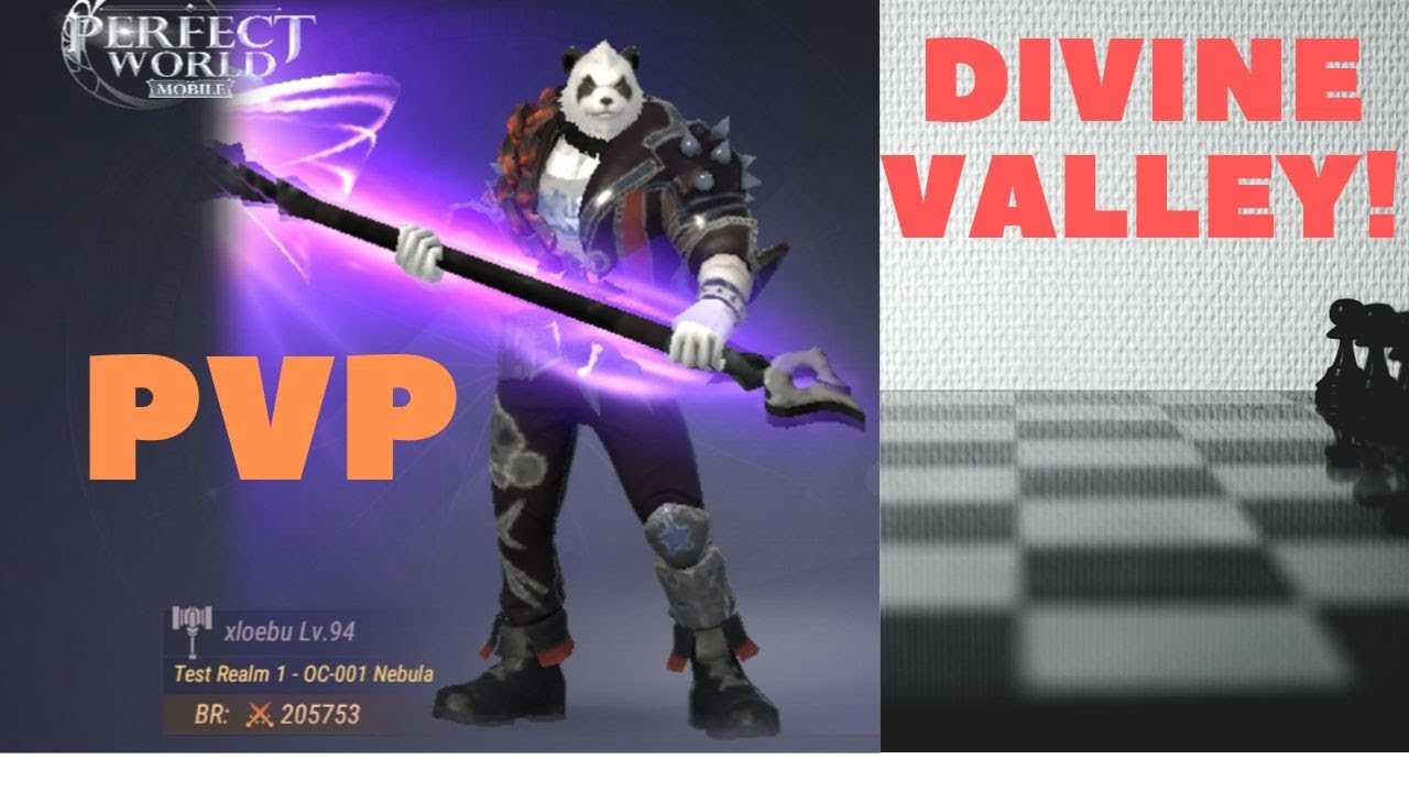 WAR !! DIVINE VALLEY GAMEPLAY - DEMON  BARBARIAN -  PERFECT WORLD MOBILE