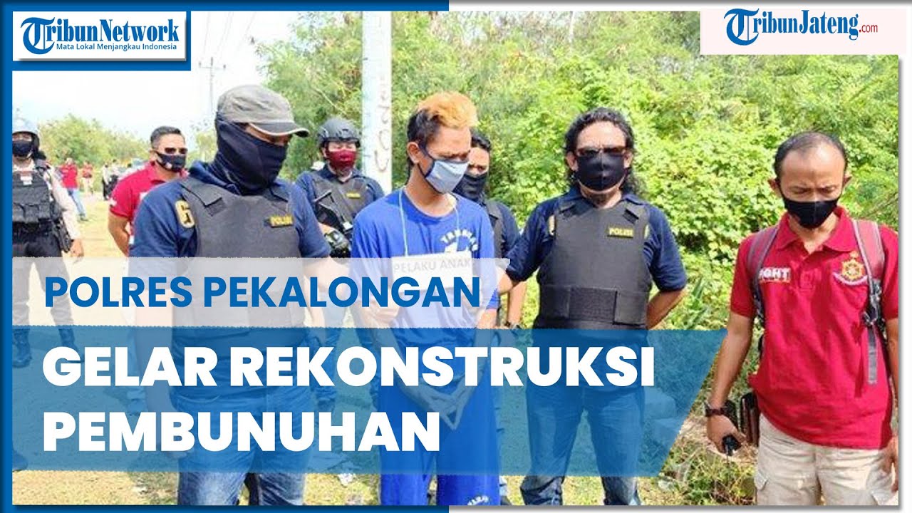Rekonstruksi Pembunuhan Remaja Pekalongan di Tepi Sungai Klego