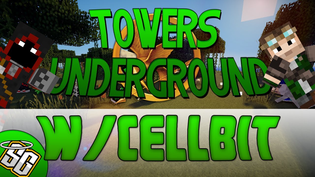 Minecraft Hardcore Games | Towers Underground w/ Cellbit!!!