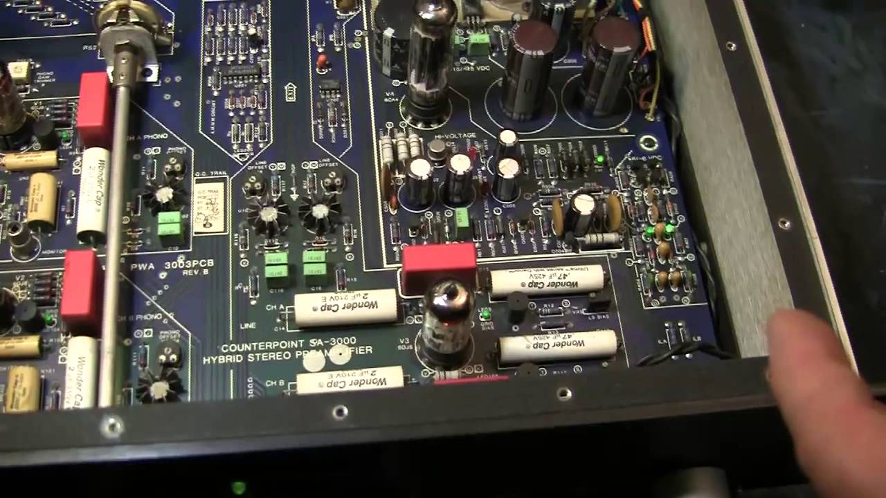 Tube PreAmplifier Repair   The Counterpoint SA 3000