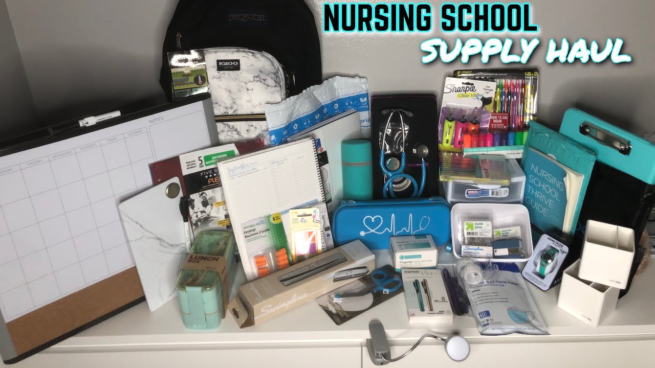 FIRST SEMESTER NURSING SCHOOL SUPPLY HAUL