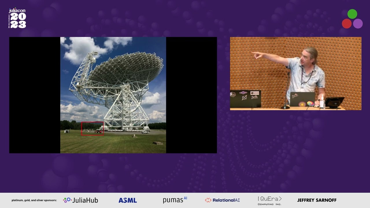 How I Use Julia in Radio Astronomy/Inferometry (to Find Aliens) | Dave MacMahon | JuliaCon 2023