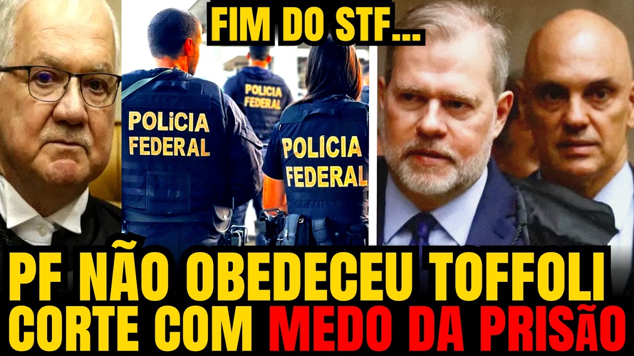 #2 ACABOU O PODER DO STF! POLÍCIA FEDERAL PEITA TOFFOLI, SEGURA INQUÉRITO, CORTE FICA DE MÃOS ATADAS