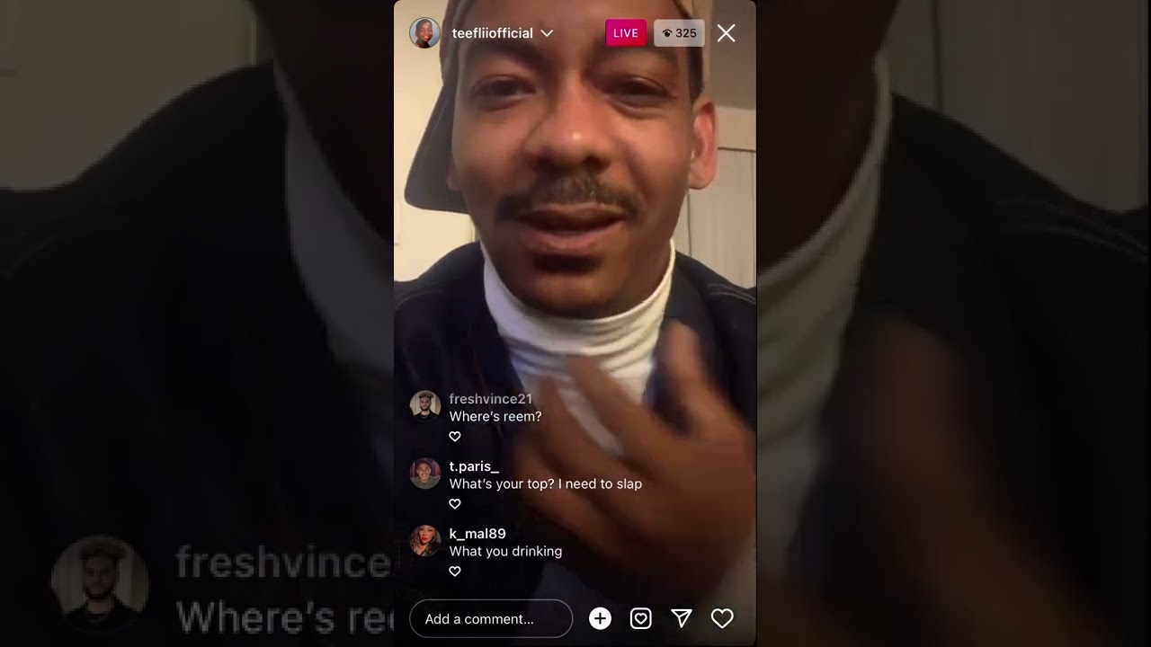 Dj Mustard & Teeflii get into HEATED arguement on IG live over 💰& music  👀