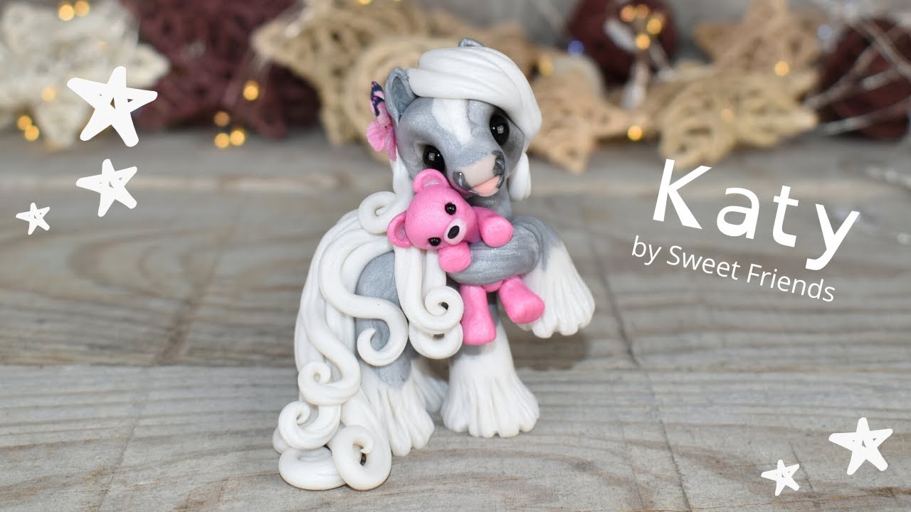 Katy - Original handmade polymer clay pony by Sweet Friends