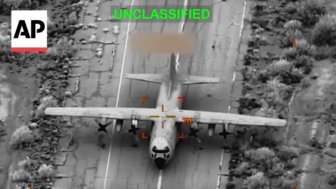 US releases video of strikes on Iran planes, boats and trucks