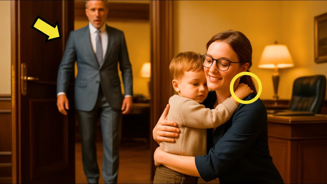 MILIONER WIDZI SEKRETARKĘ PRZYTULAJĄCĄ JEGO AUTYSTYCZNEGO SYNA… REAKCJA SZOKUJĄCA