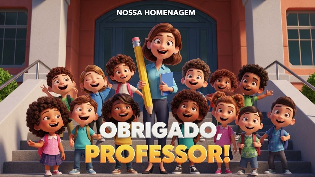 Obrigado, Professor! 🎵 | Música Infantil para o Dia do Professor