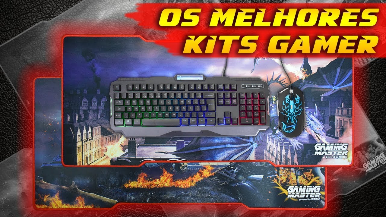[IMPERD&Iacute;VEL] KIT GAMER COM SUPER ILUMINA&Ccedil;&Atilde;O E &Oacute;TIMO DESEMPENHO I K-MEX gaming master