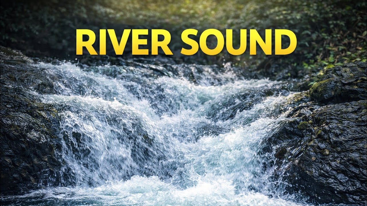 Powerful River Water Sound – Nature White Noise