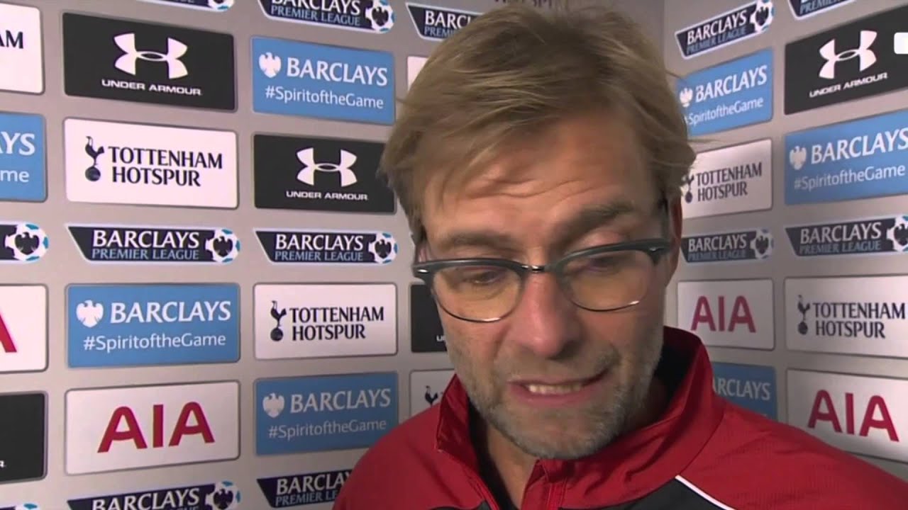 Jurgen Klopp first post match interview for liverpool after Tottenham away