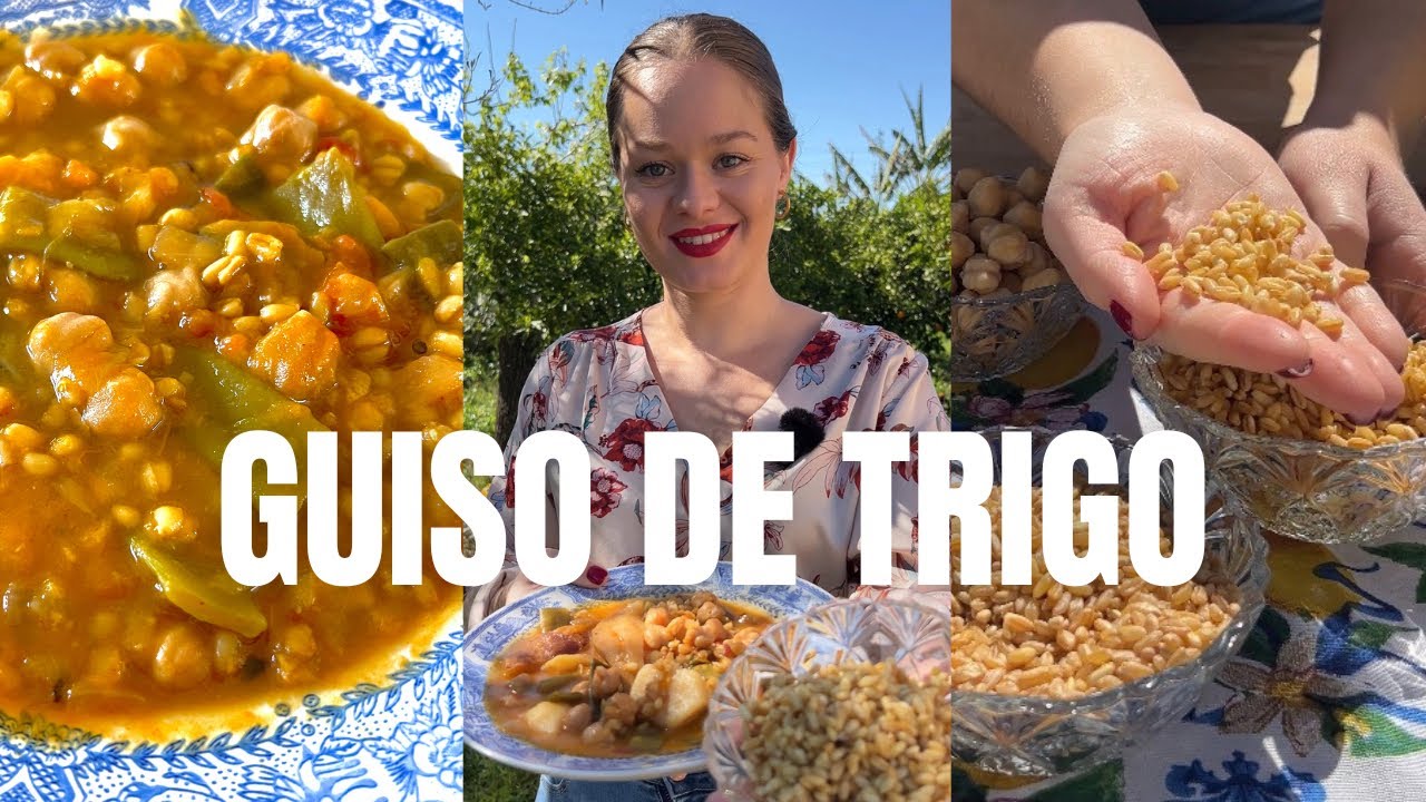 Cómo hacer el auténtico GUISO DE TRIGO MURCIANO 🌾 Receta tradicional de la Huerta de Murcia