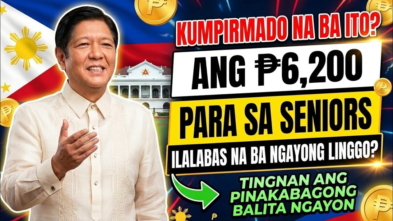 KUMPIRMA NA BA ITO? ₱6,200 Universal Social Pension para sa mga Senior &mdash; Ilalabas ba ito sa Linggon