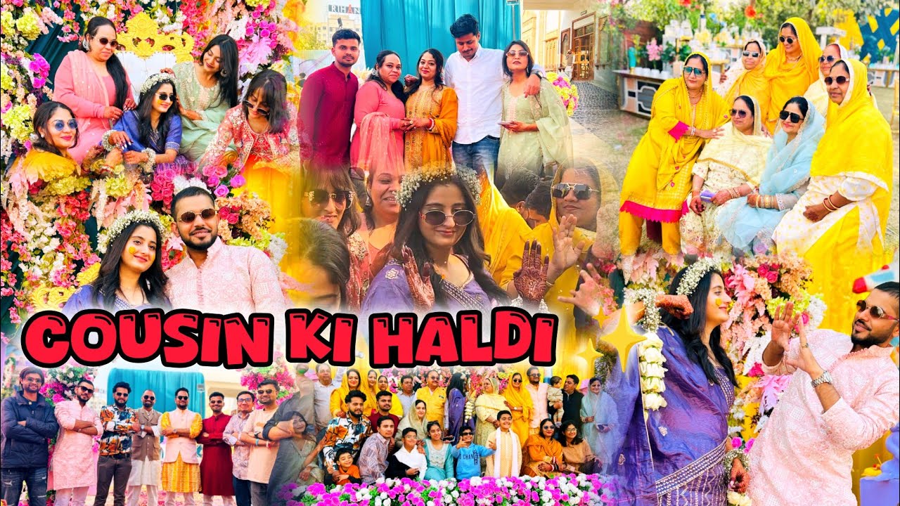 Cousin ki Haldi | Nepali Vlogger ki entry | Phone Tut Gya | Dance | Catwalk | Nadeem Sufiya Vlog