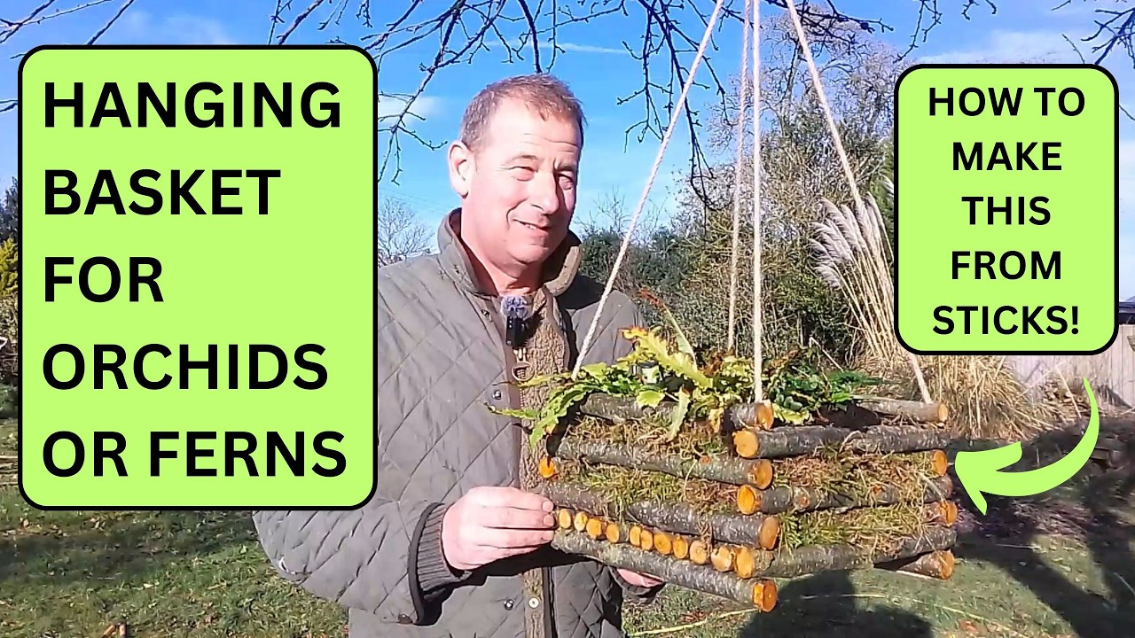 Make a Rustic Hanging Basket | Sustainable Craft Project | Garden Project