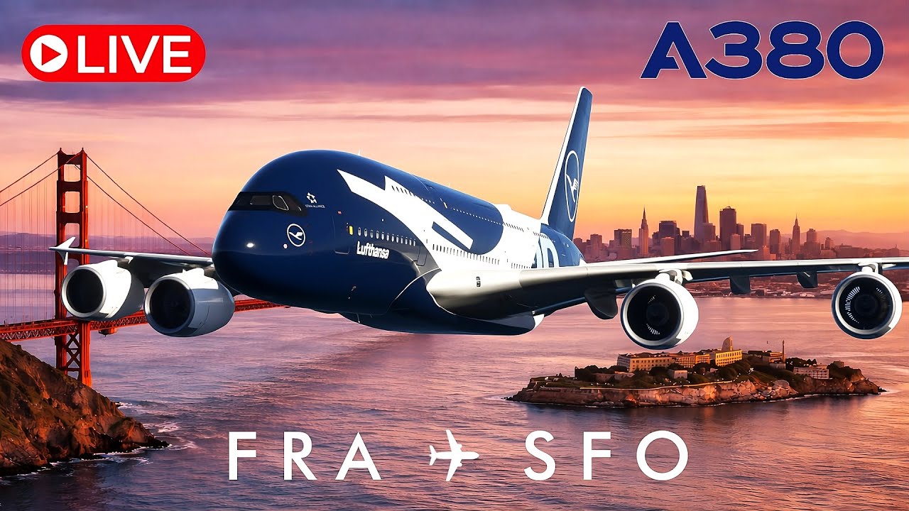 A380 LANGSTRECKE NACH SFO! 😍 | Frankfurt ✈️ San Francisco | VATSIM | MSFS 2024