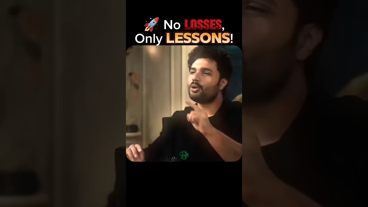 🚀 No Losses, Only Lessons! | Smart Growth Mindset #successmindset #lesson #trending #shorts