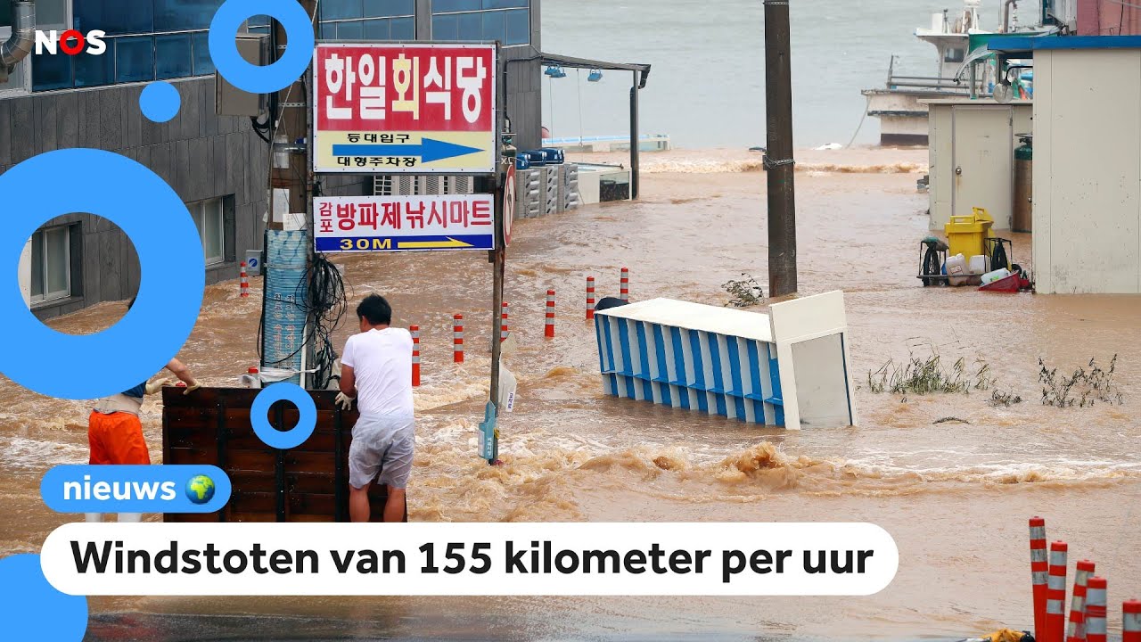 Overstromingen en veel schade door orkaan Haishen