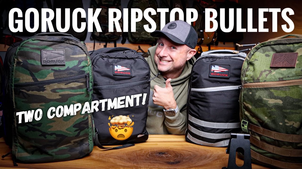 NEW GORUCK BULLETS!! New Material (robic) and TWO-Compartment VERSION!! 🤯