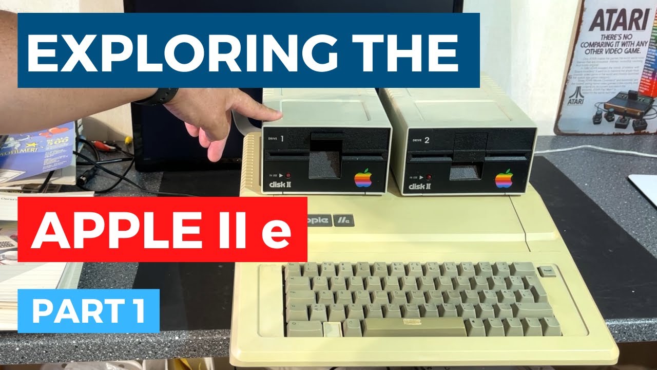 Exploring the Apple IIe - Restoration, retrobrighting, replacing rifa-caps