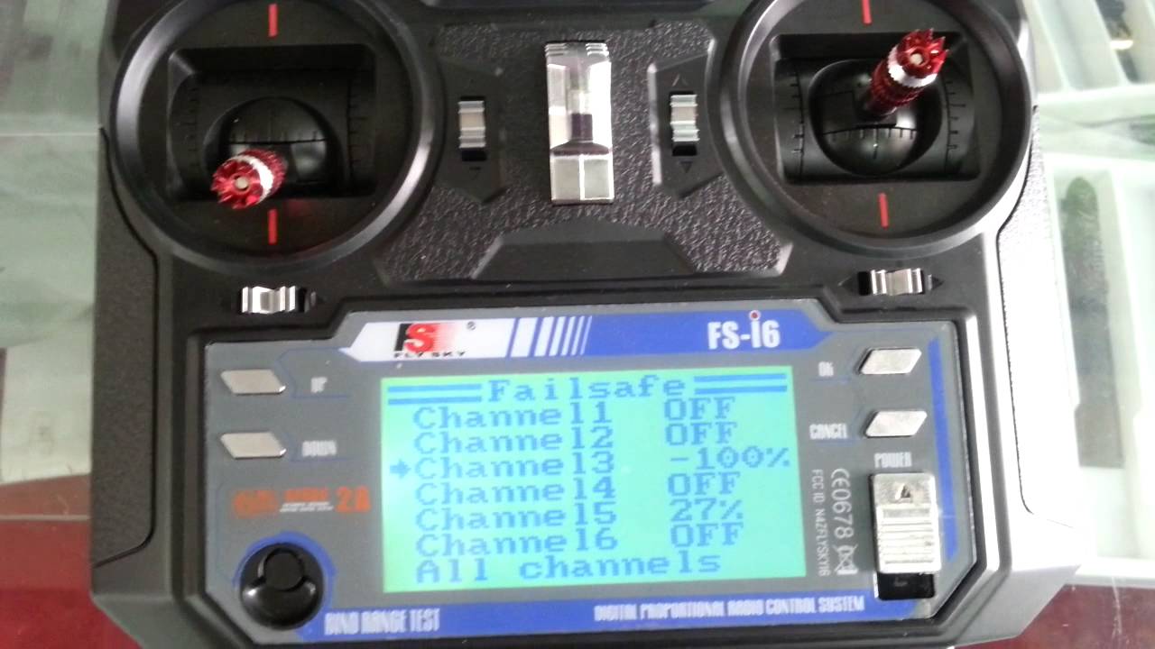 ปรับตั้งค่า failsave ของวิทยุ flysky fs-i6