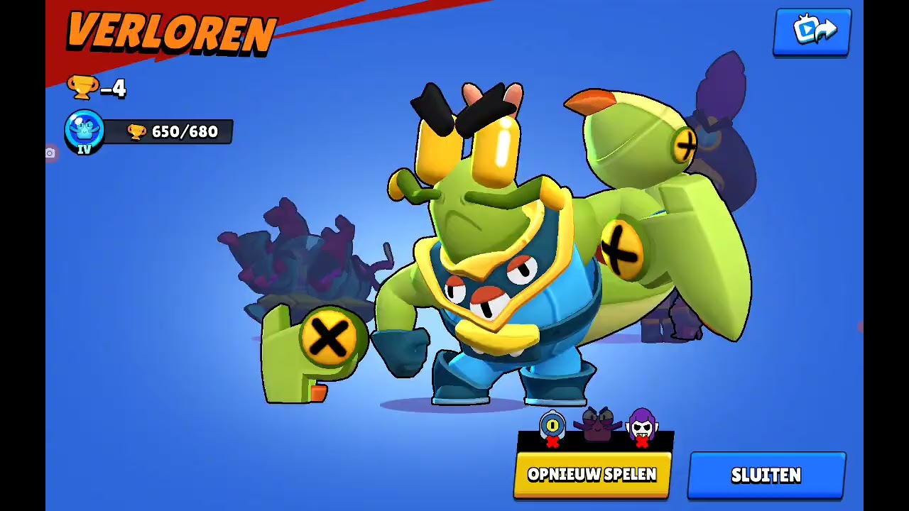 Brawlstars wedstrijd tegen Alias