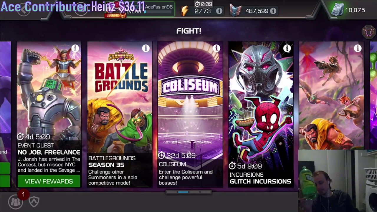 Weekend Chill Stream [ Been A Hot Minute, Wassup Guys ] | Marvel Contest of Champions