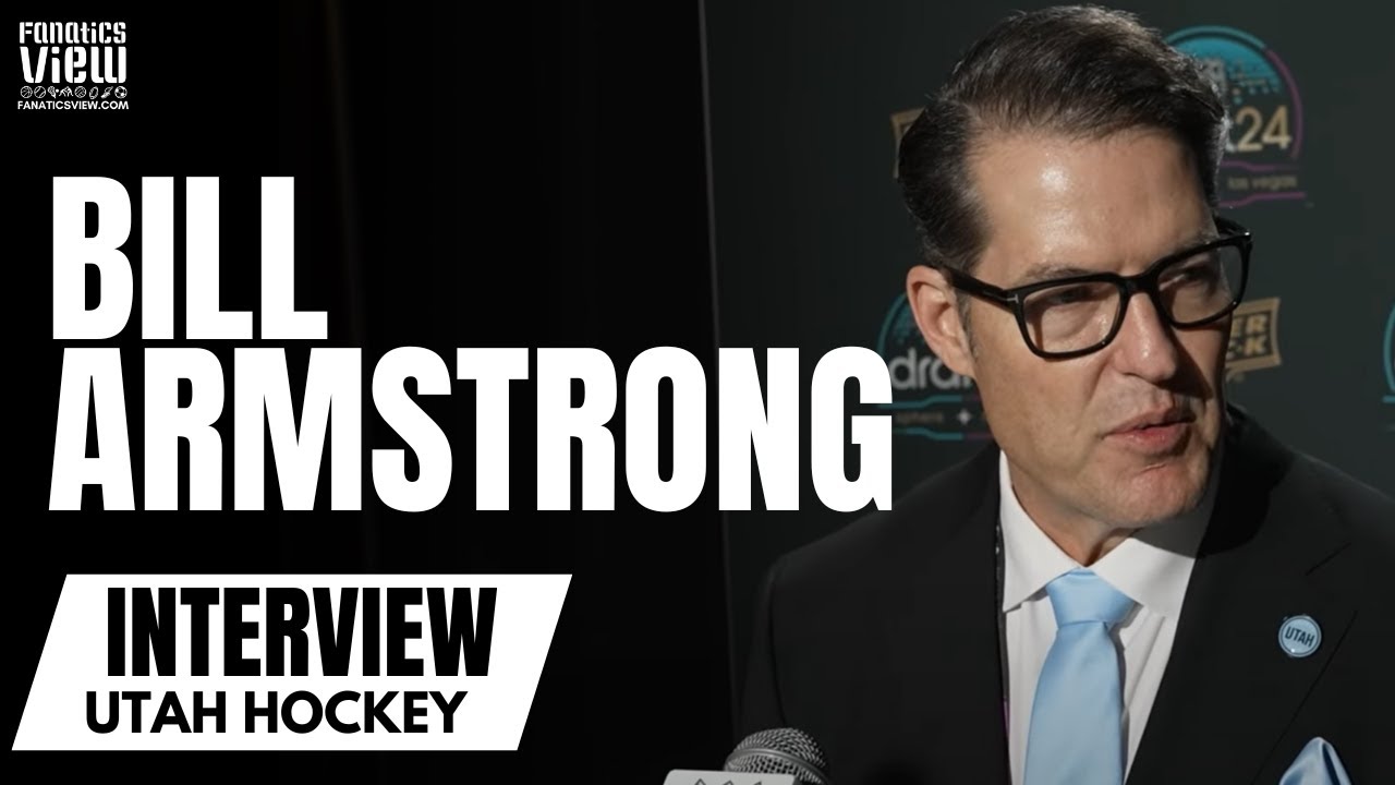 Bill Armstrong Breaks Down Utah's First Ever NHL Draft & Drafting Jarome Iginla's Son Tij Iginla