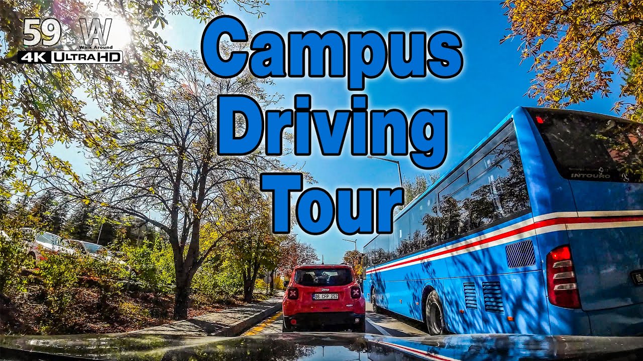 Campus Driving Tour | Ankara ODTÜ Kampüs 4K Sürüş Turu