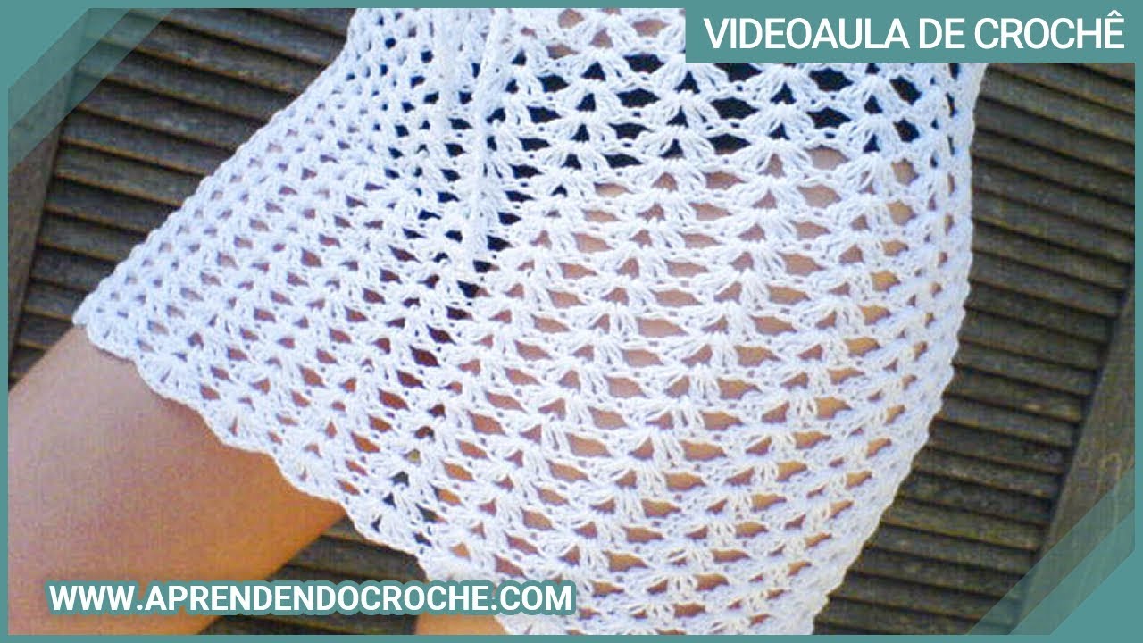 Saída de Praia de Crochê Brasileirinha