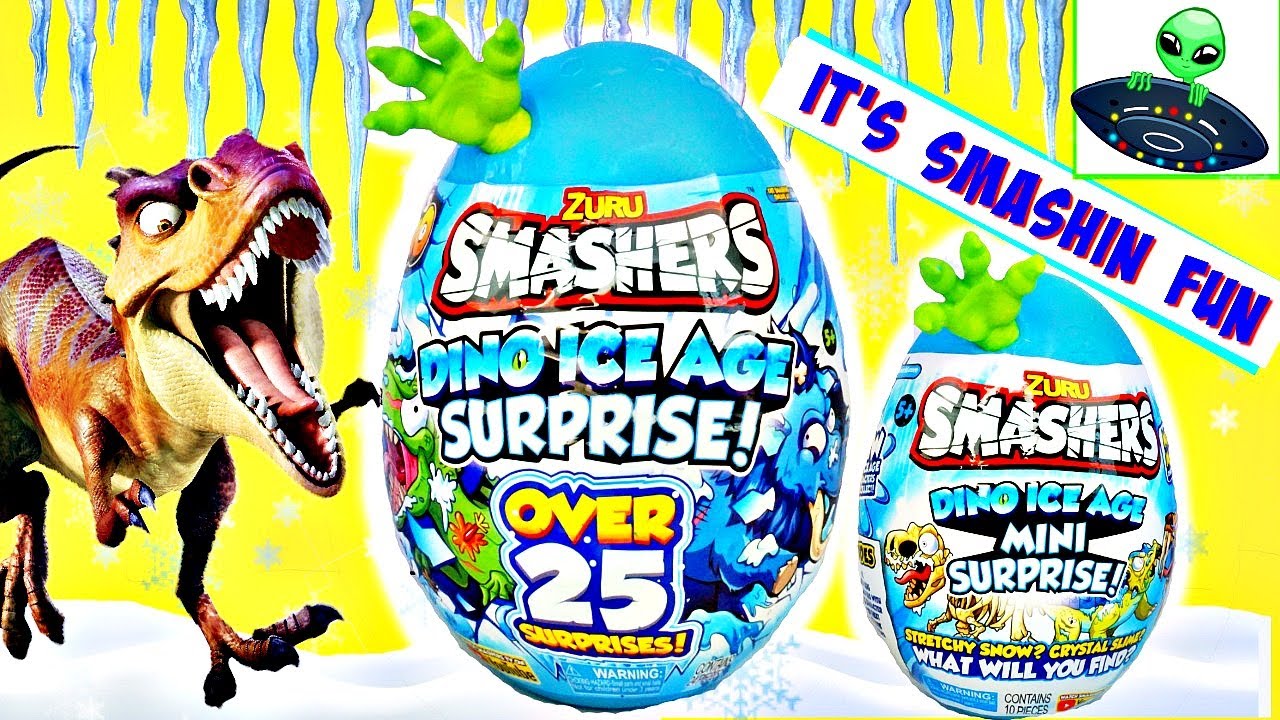 ZURU Smashers Dino Ice Age Surprise! Giant Eggs, Series 3